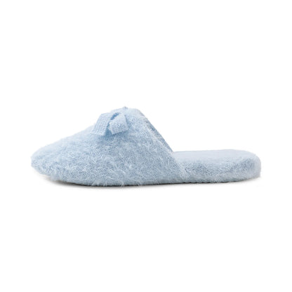 Fuzzy Solid Color Plush House Slippers