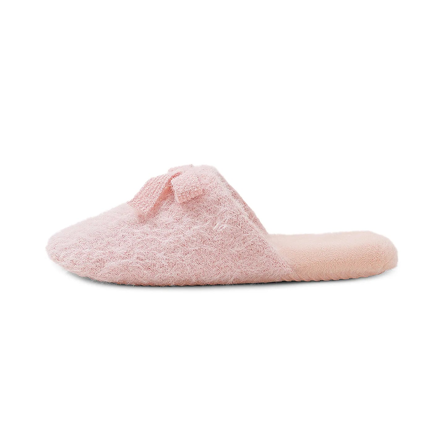 Fuzzy Solid Color Plush House Slippers