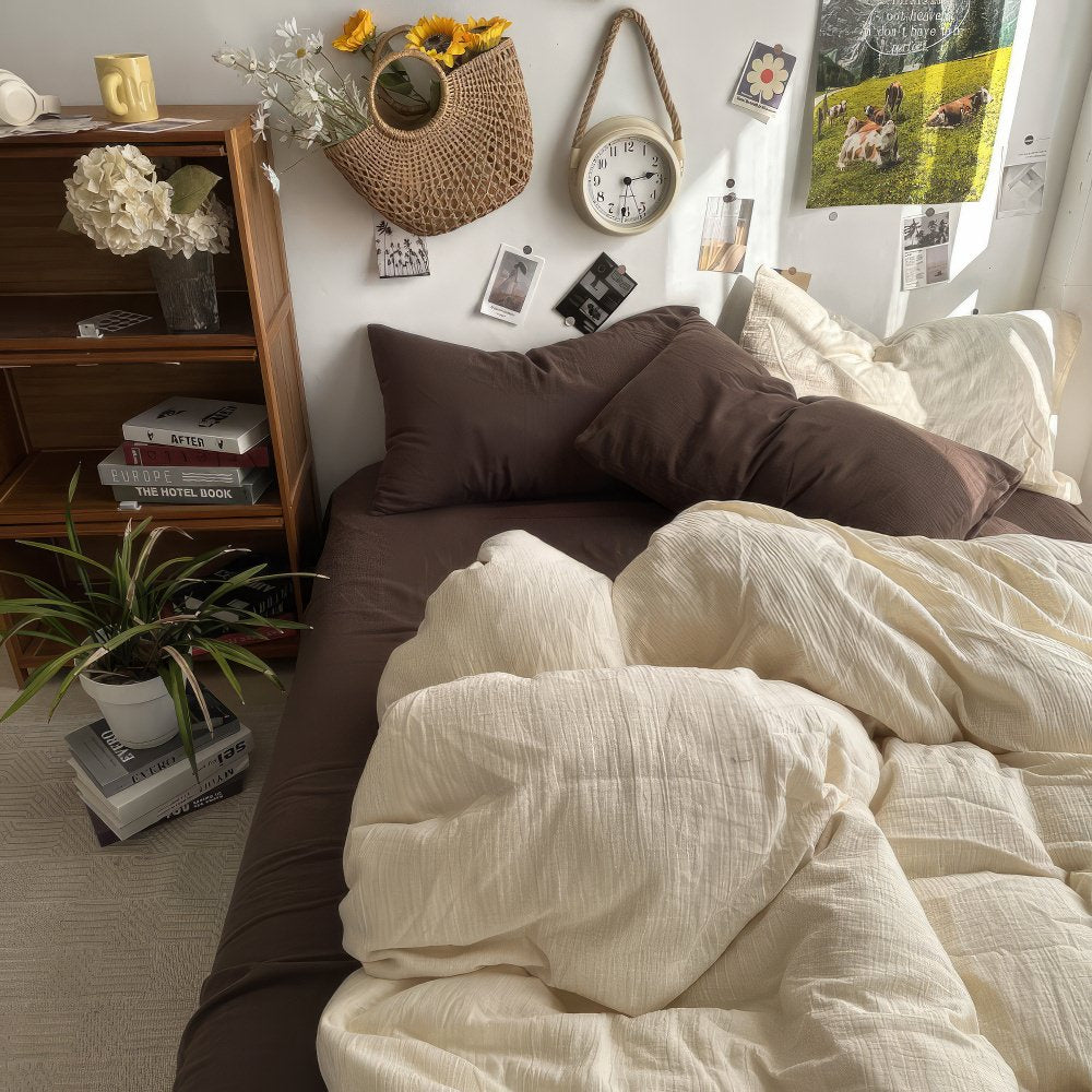 Earthy Tones Aesthetic Bedding Set