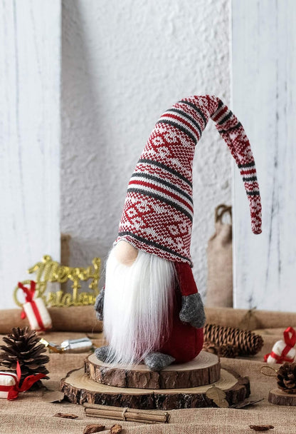 Funoasis Holiday Gnome Handmade Swedish Tomte, Christmas Elf Decoration Ornaments Thanks Giving Day Gifts Swedish Gnomes Tomte (Red Stripe - 19 Inches) Collectible Dolls Home & Kitchen Home Décor Accents Home Décor Products