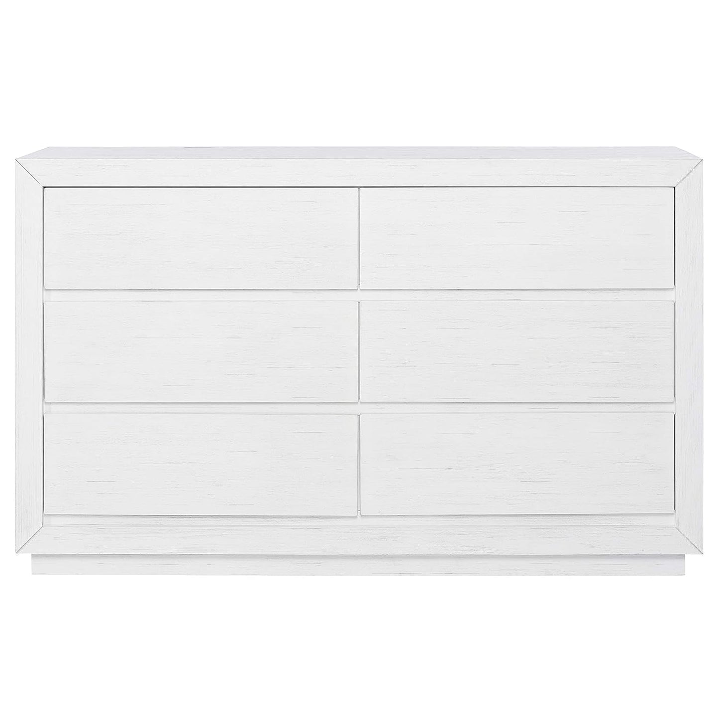 Evolur Maddox Double Dresser, Weathered White Bedroom Furniture Dressers Furniture Home & Kitchen