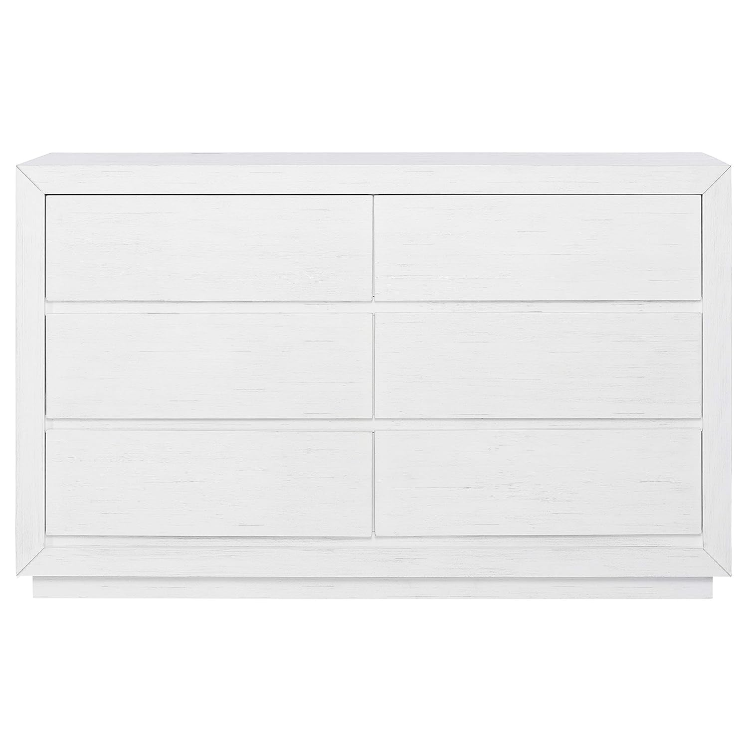 Evolur Maddox Double Dresser, Weathered White Bedroom Furniture Dressers Furniture Home & Kitchen