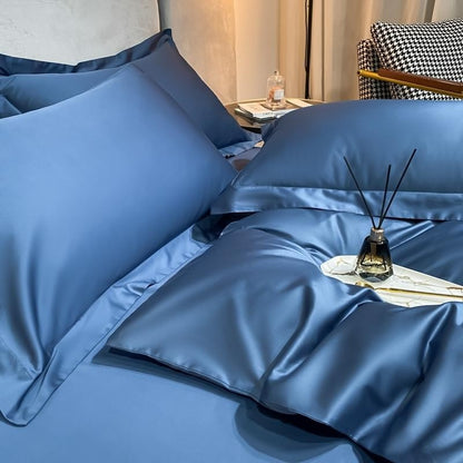 Neo Royal Blue Cotton Bedding Set