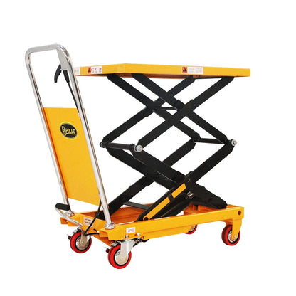 APOLLOLIFT Double Scissor Hydraulic Lift Table/Cart 1760Lbs Capacity 59" Lifting Height Industrial & Scientific Lift Tables Material Handling Products Pulling & Lifting