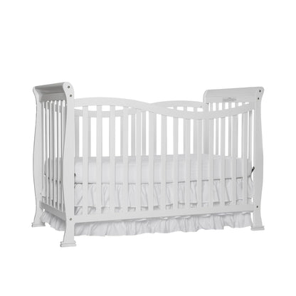 Violet 7-In-1 Convertible Life Style Crib in Cherry, Greenguard Gold Certified, 4 Mattress Height Settings, Made of Sustainable New Zealand Pinewood Baby Products Cribs Furniture Infant & Toddler Beds Nursery