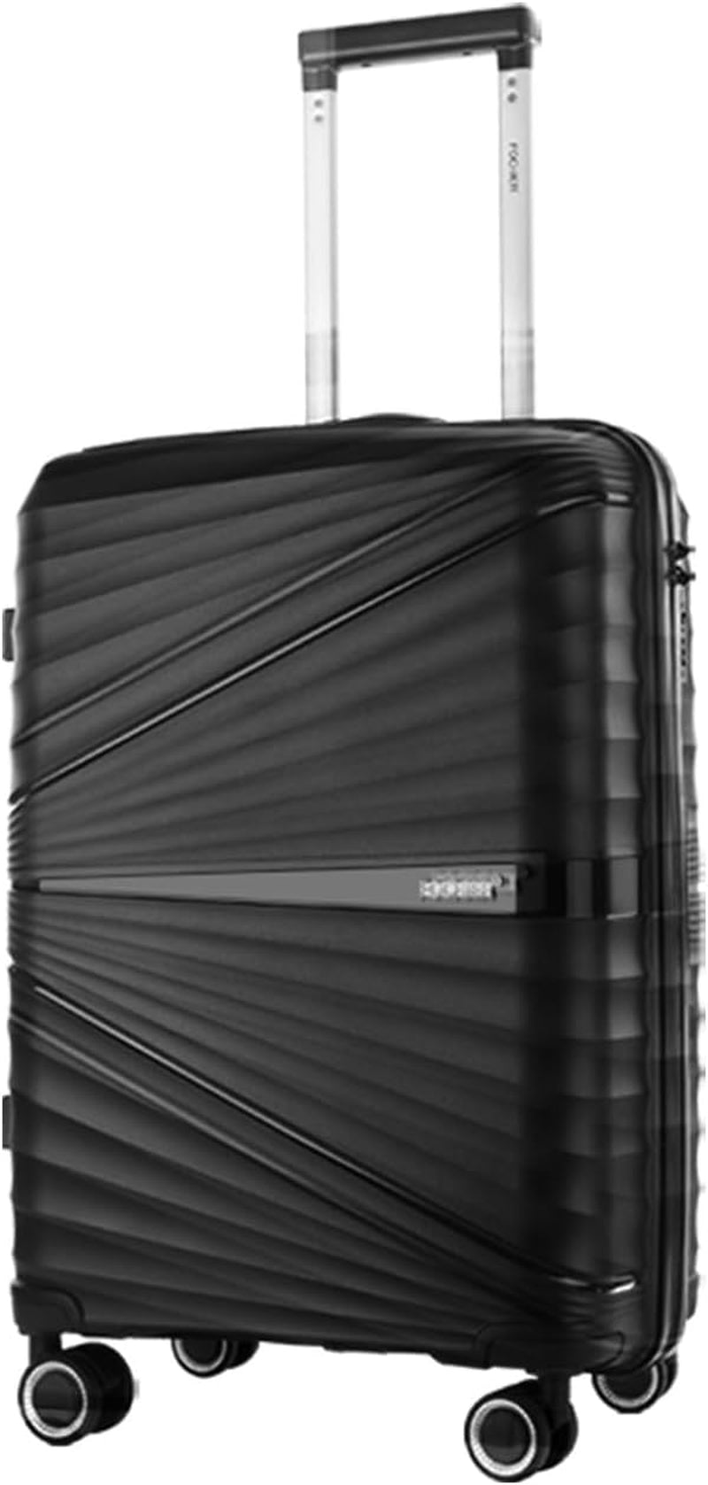 FOCHIER F Hard Shell Carry on Suitcase for Men Women, Hardside Rolling Suitcase 22X14X9 Airline Approved with Spinner Wheels, Pure Black Carry-Ons Clothing Luggage Luggage & Travel Gear Shoes & Jewelry