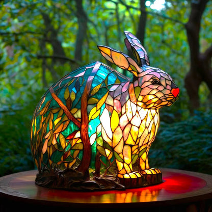 Stained Glass Animal Lamp