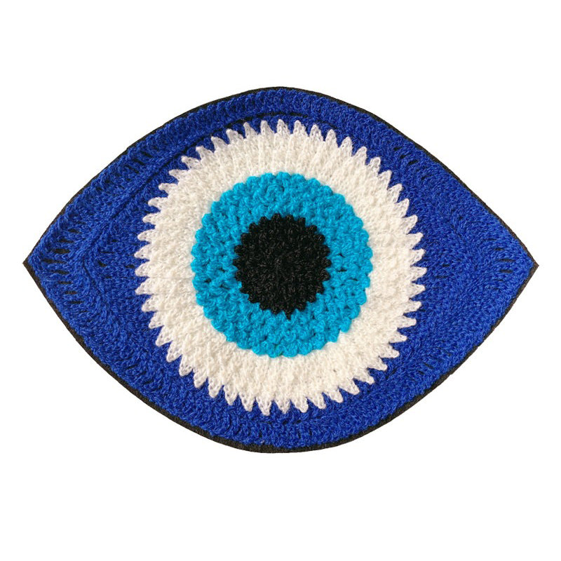 Evil Eye Embroidered Coaster embroidered