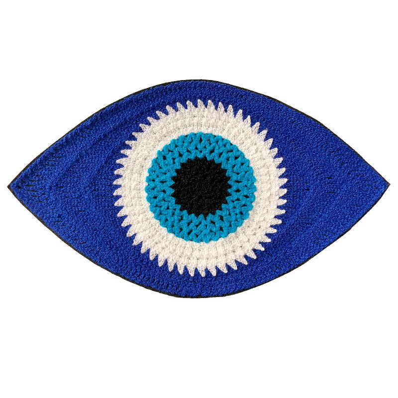 Evil Eye Embroidered Coaster embroidered