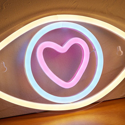 Eye in Love LED Neon Sign