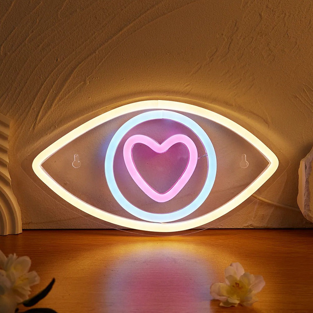 Eye in Love LED Neon Sign