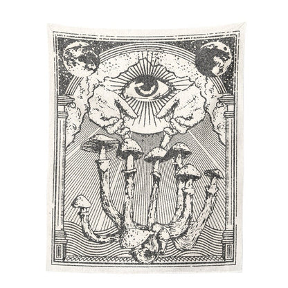 Mushrooms of Providence Tapestry AESTHETIC_Mushroom fairy SUB CATEGORY_Tapestries