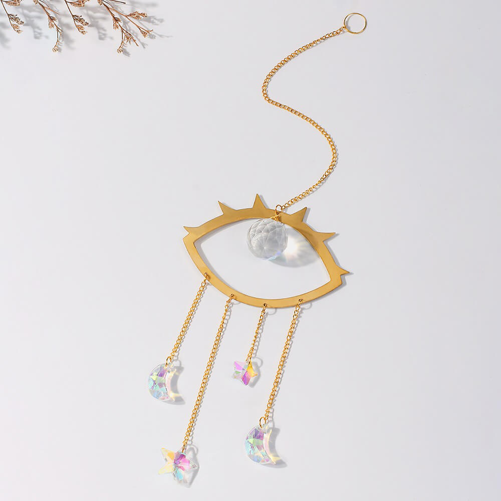 Crystal Eye Suncatcher AESTHETIC_Fairycore AESTHETIC_Witchcore light catcher lightcatcher SUB CATEGORY_Suncatchers sun catcher