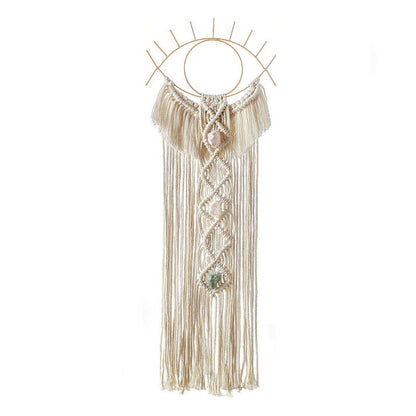 The Eye Macrame Wall Hanging AESTHETIC_Boho AESTHETIC_Soft Girl macrame hanging SUB CATEGORY_Wall Decor