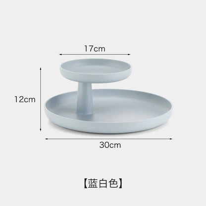 Matte Two-Tier ABS Organizer Tray