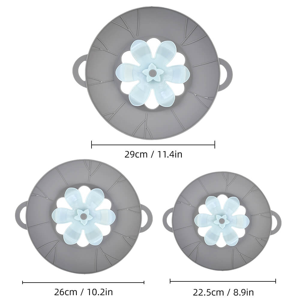 Silicone Spill Stopper Lid Cover(3 PCS)