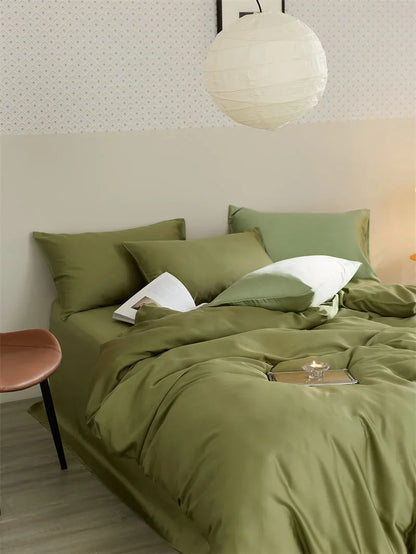 Silky Smooth Solid Color Tencel Bedding Set