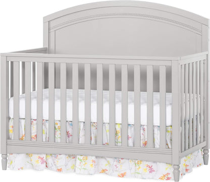 Child Craft Stella 4-In-1 Convertible Crib, Baby Crib Converts to Day Bed, Toddler Bed and Full Size Bed, 3 Adjustable Mattress Positions, Non-Toxic, Baby Safe Finish (Gentle Gray) Baby Products Cribs Furniture Infant & Toddler Beds Nursery