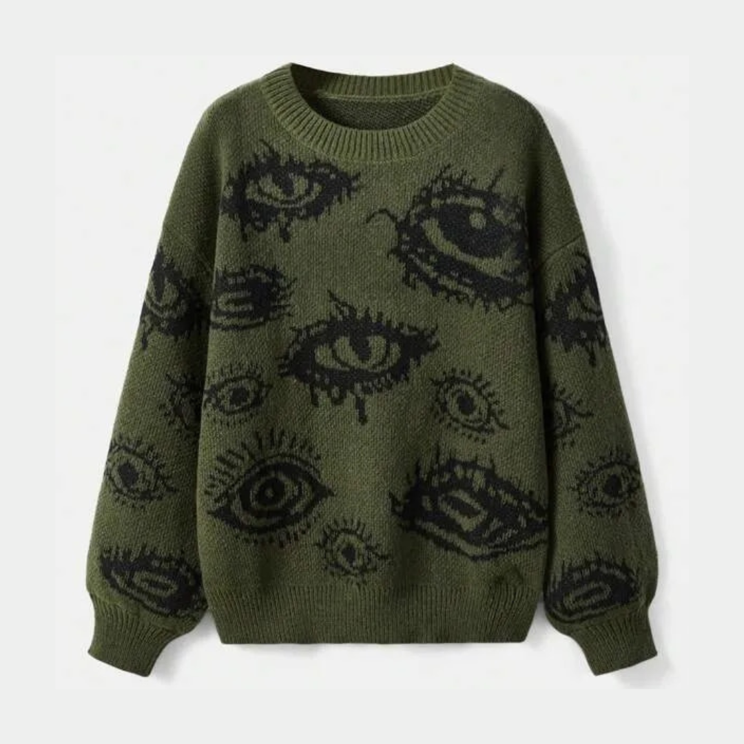 All Eyes On Me Strickpullover