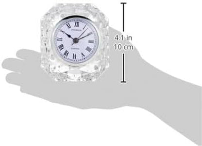 Godinger Emerald Clock - Crystal Clocks Desk & Shelf Clocks Home & Kitchen Home Décor Products