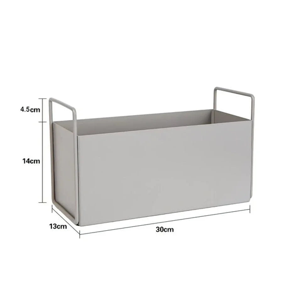 Matte Metal Minimalist Desktop Organizer