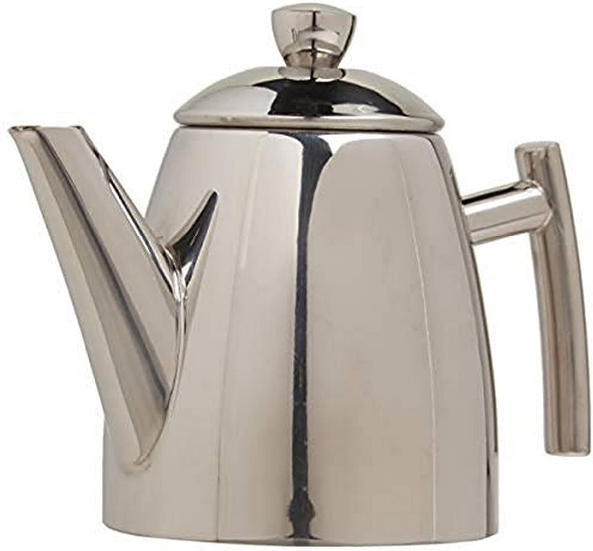 Frieling 18/8 Stainless Steel Teapot with Infuser, Tea Warmer with Teapot Infuser for Loose Tea, 34 Ounces Dining & Entertaining Dinnerware & Serveware Home & Kitchen Kitchen & Dining Teapots Teapots & Coffee Servers