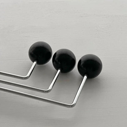 Smooth Ball-End Swivel Metal Wall Hook