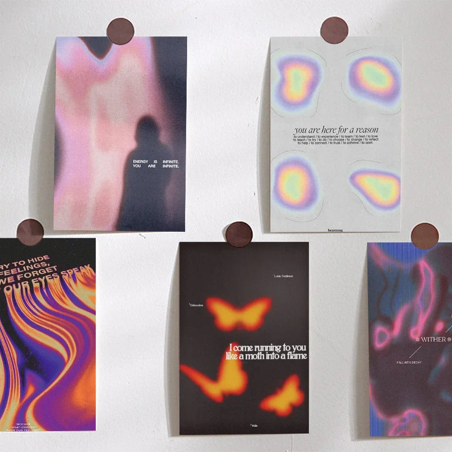 Grainy Gradient Aura Wall Collage Kit