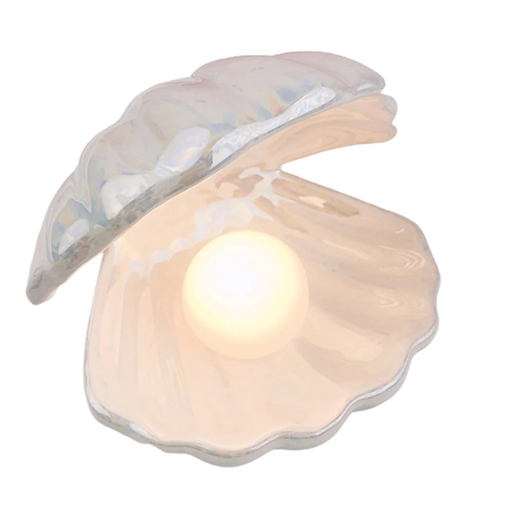 Fairy Shell Pearl Night Lamp AESTHETIC_Danish Pastel AESTHETIC_Soft Girl pearl seashell SUB CATEGORY_Ambient Lighting SUB CATEGORY_Desk Accessories