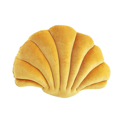 Sea Shell Velvet Throw Pillow AESTHETIC_Danish Pastel cushion plush plushies seashell SUB CATEGORY_Decorative Pillows