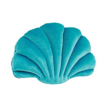 Sea Shell Velvet Throw Pillow AESTHETIC_Danish Pastel cushion plush plushies seashell SUB CATEGORY_Decorative Pillows