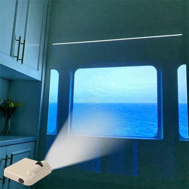 Fake Window Mini Projector fake window lo fi night lamp SUB CATEGORY_Ambient Lighting