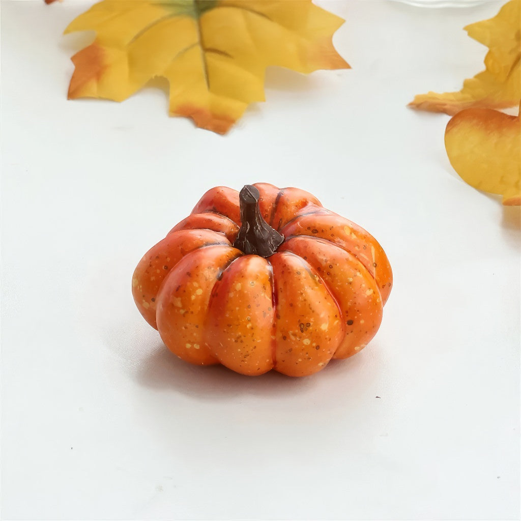 Ensemble de décorations d'automne avec mini citrouilles