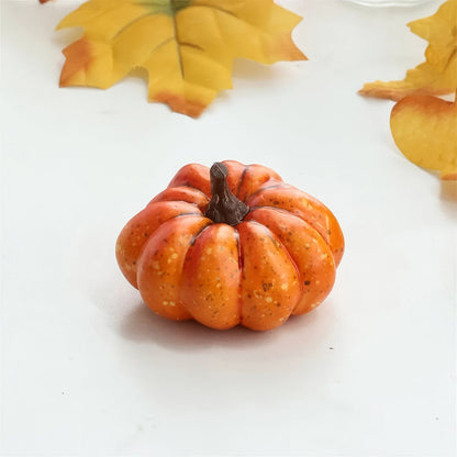 Conjunto de decoración de otoño de mini calabazas