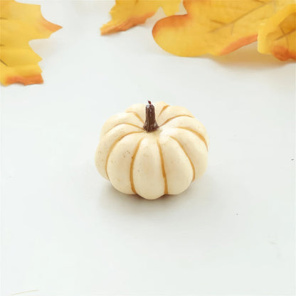 Conjunto de decoración de otoño de mini calabazas