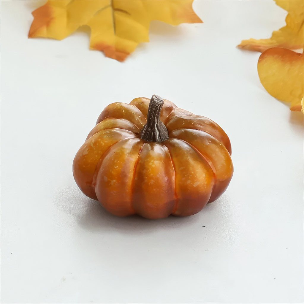 Ensemble de décorations d'automne avec mini citrouilles