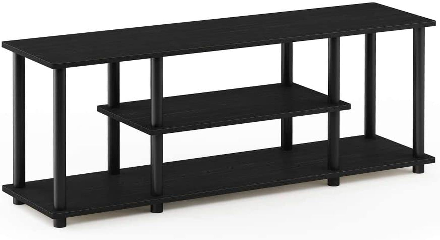 Furinno ‎20 Pounds Turn-N-Tube No Tools 3D 3-Tier Entertainment TV Stand up to 50 Inch TV, Square Tubes, Americano/Black Furniture Home & Kitchen Living Room Furniture Television Stands & Entertainment Centers TV & Media Furniture