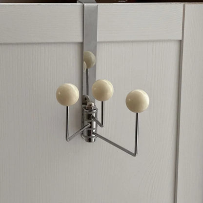 Smooth Ball Tip Metal Over-the-Door Hook