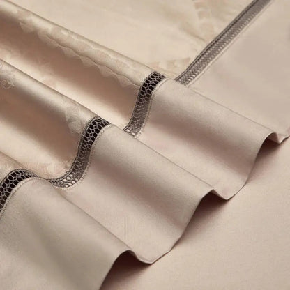 Eden Luxury Jacquard Egyptian Cotton Bedding Set