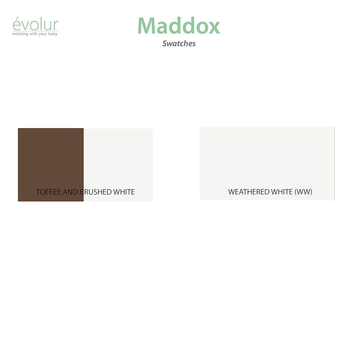 Evolur Maddox Double Dresser, Weathered White Bedroom Furniture Dressers Furniture Home & Kitchen