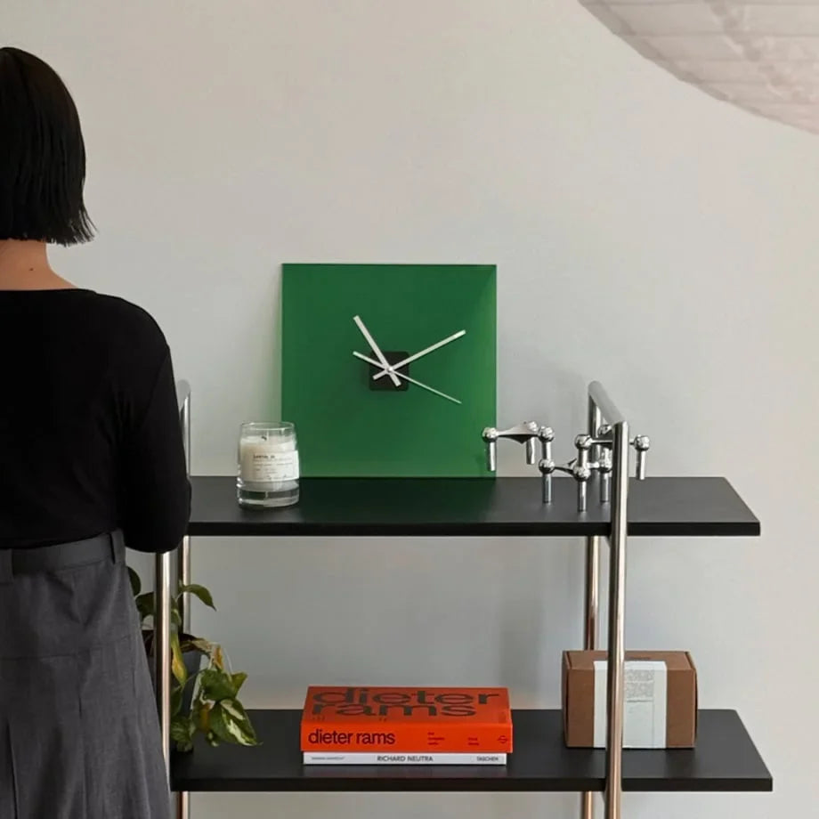 Sleek Solid Color Acrylic Table Clock