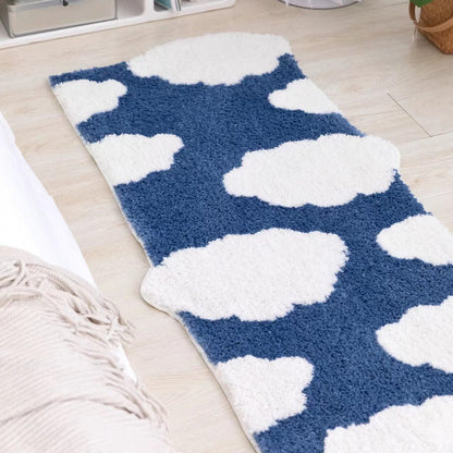 Tapis de chevet nuages ​​moelleux