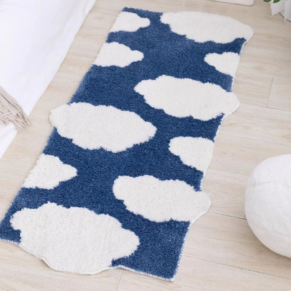 Tapis de chevet nuages ​​moelleux