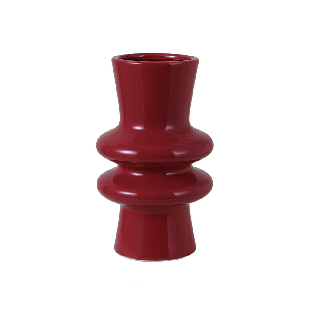 French Modern Sculpted Ceramic Vase