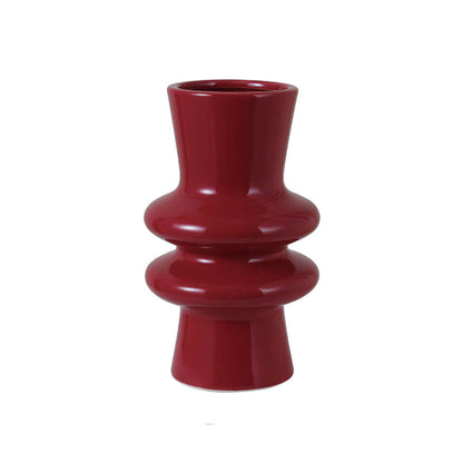 French Modern Sculpted Ceramic Vase