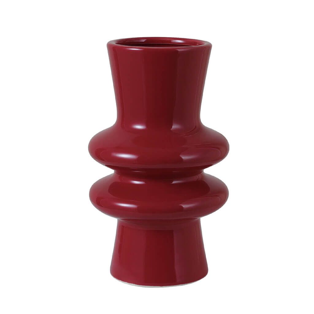 French Modern Sculpted Ceramic Vase