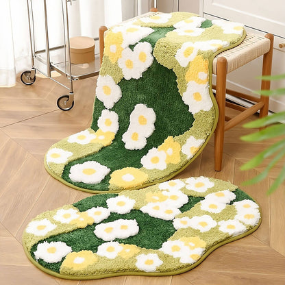 Fresh Daisy Meadow Tufted Rug