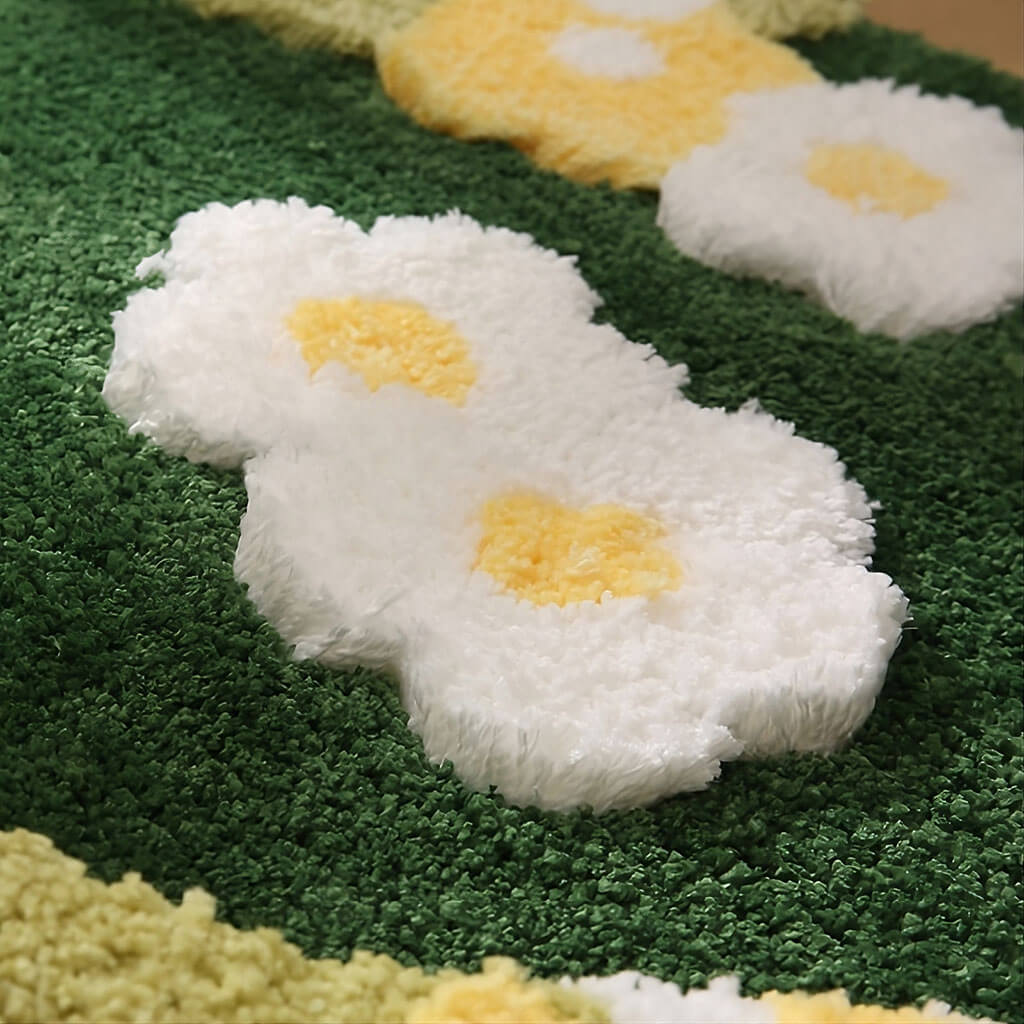 Fresh Daisy Meadow Tufted Rug
