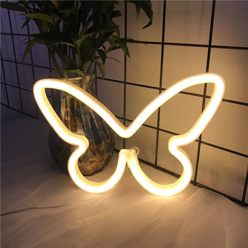 Butterfly Wall Neon Sign AESTHETIC_eGirl AESTHETIC_Indie SUB CATEGORY_Neon Signs