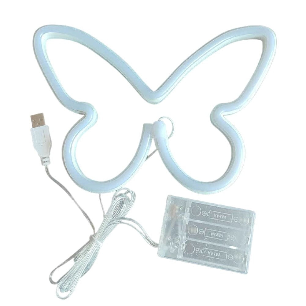 Butterfly Wall Neon Sign AESTHETIC_eGirl AESTHETIC_Indie SUB CATEGORY_Neon Signs